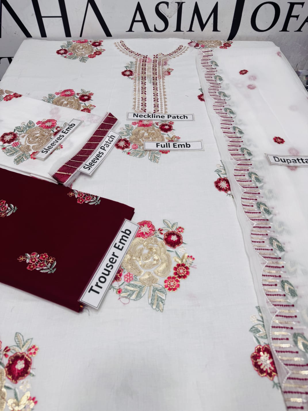 MEHANDI BLOOM – 2PC UNSTITCHED EMBROIDERED LAWN SUIT