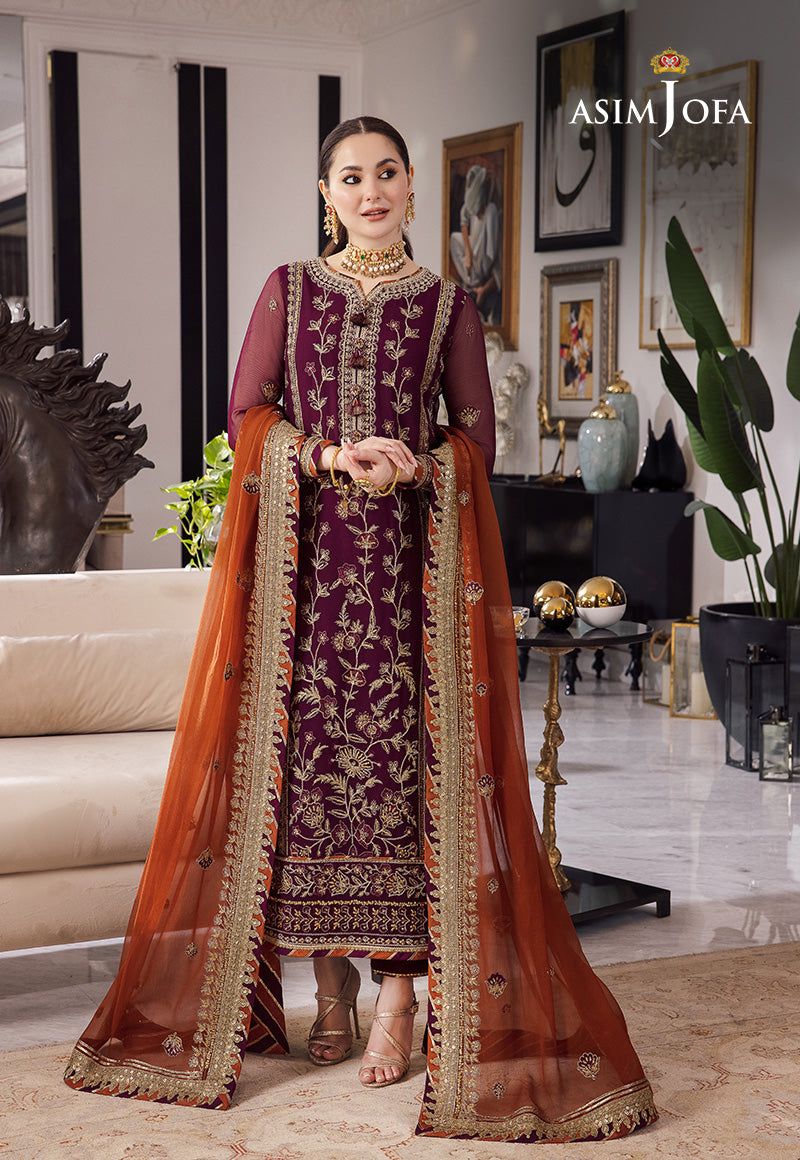 ASIM JOFA PREMIUM 3PC UNSTITCHED REPLICA