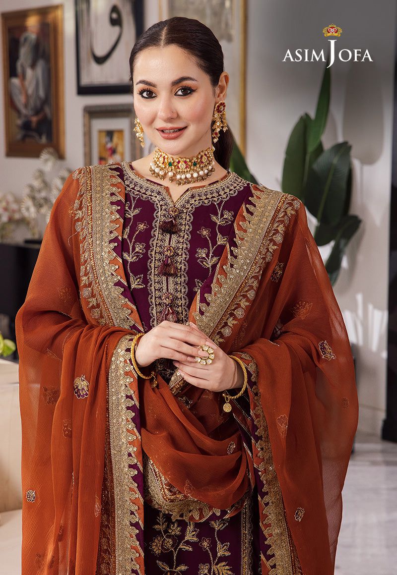 ASIM JOFA PREMIUM 3PC UNSTITCHED REPLICA