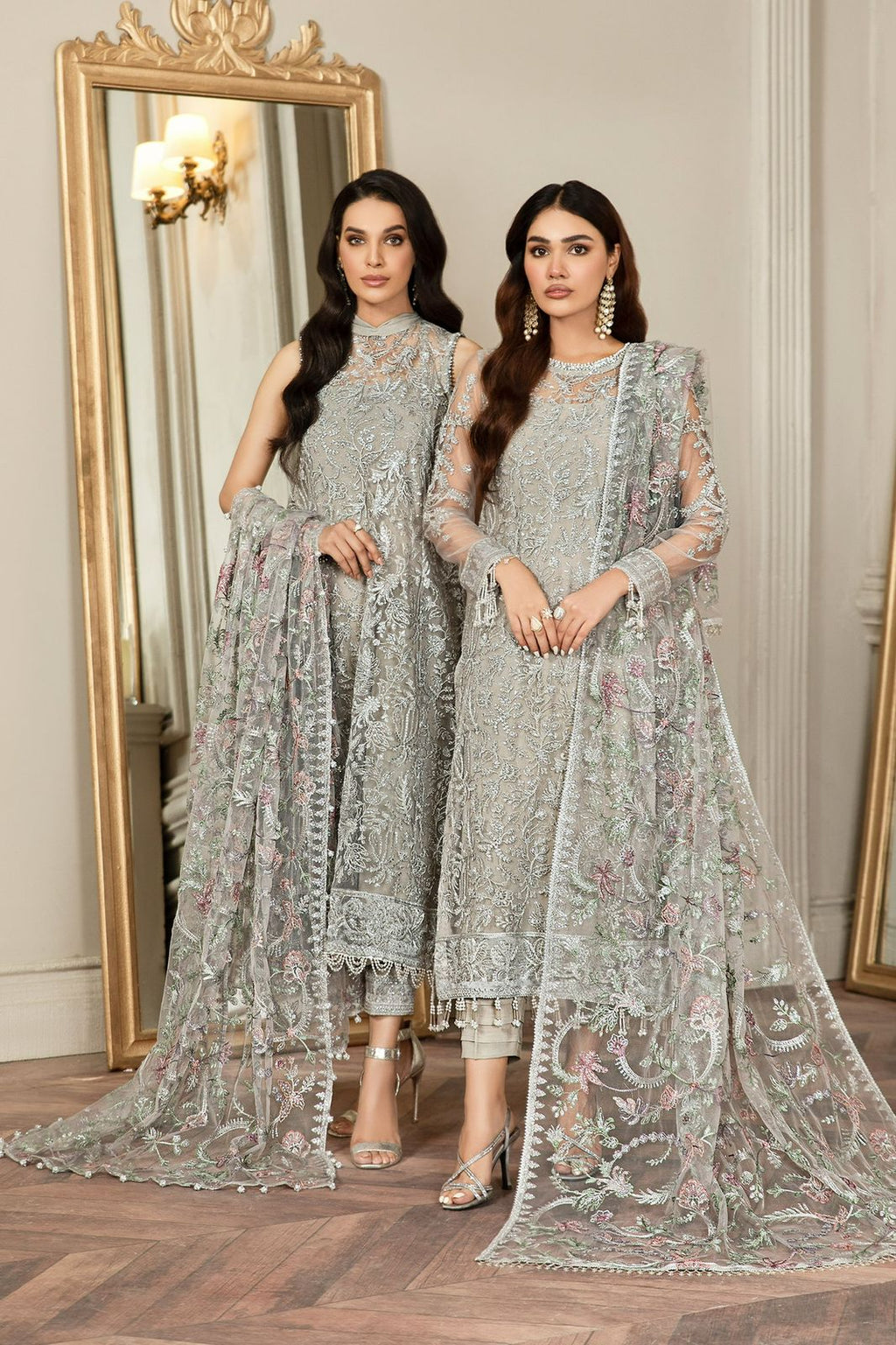 ZARIF Z-BD-2807 3PC UNSTITCHED HEAVY EMBROIDERED SUIT
