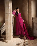 AHMOZI PRESENTING AZURE  – 3-PC UNSTITCHED SUIT