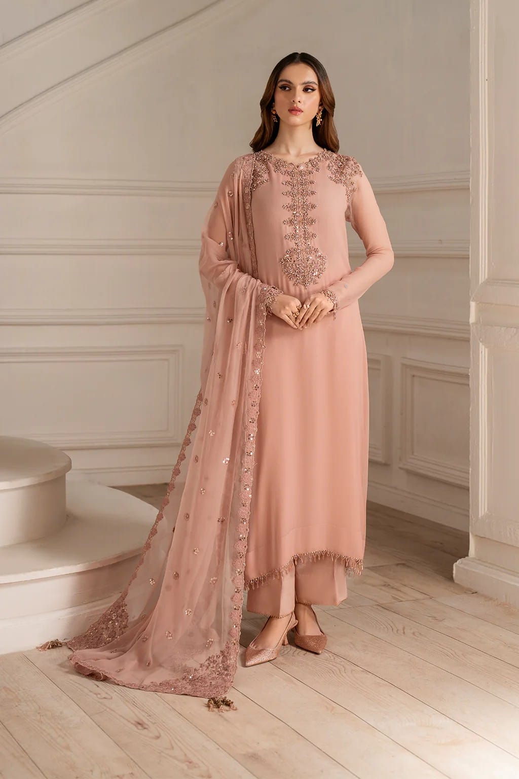 IZNIK UE-479 UNSTITCHED 3PC SUIT LUXURY FORMALS