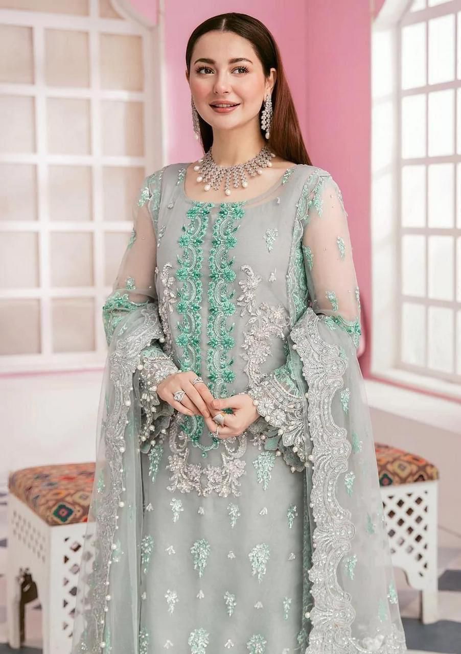 ELAAF – BRIDAL ORGANZA UNSTITCHED 3-PIECE SUIT