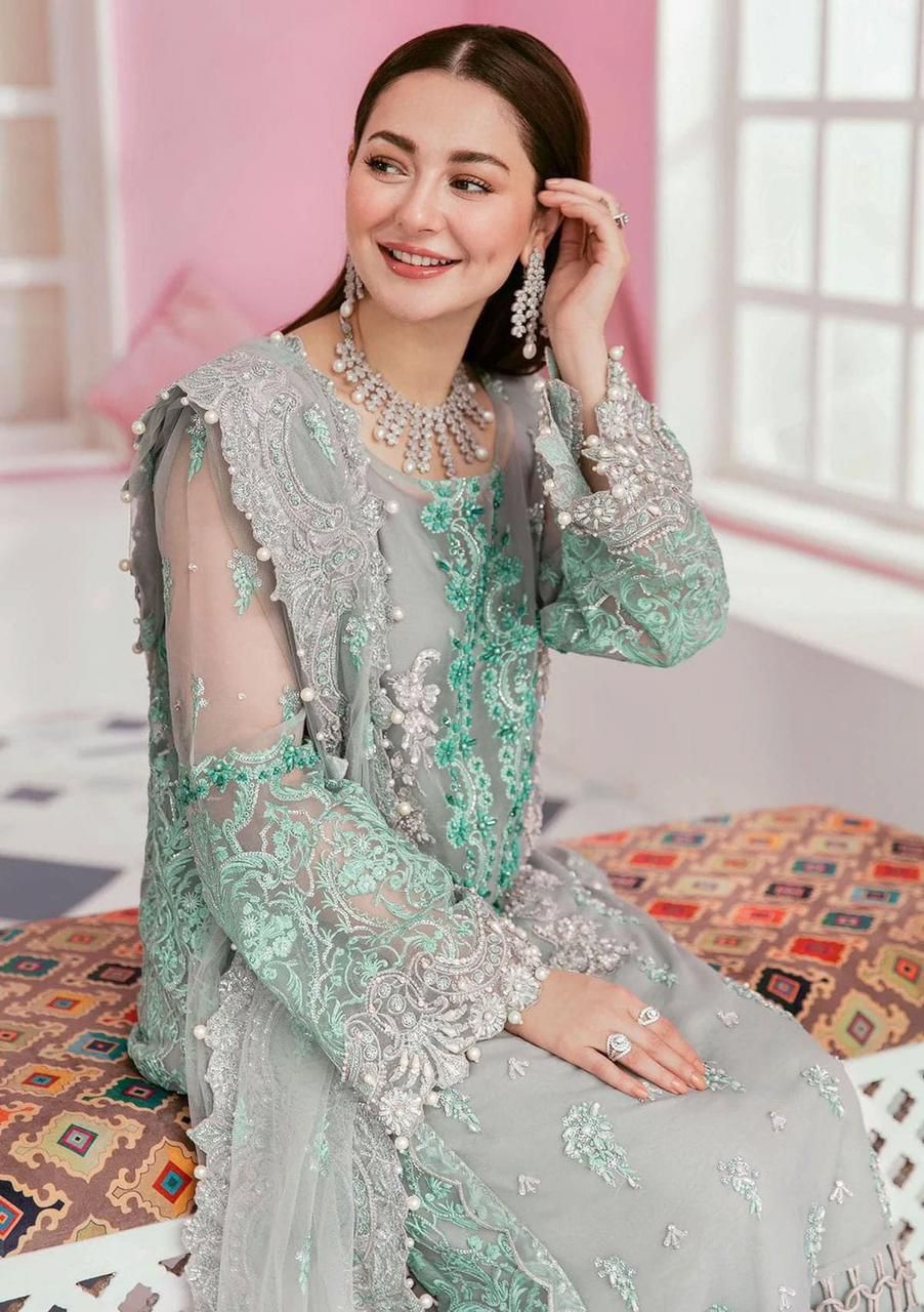ELAAF – BRIDAL ORGANZA UNSTITCHED 3-PIECE SUIT