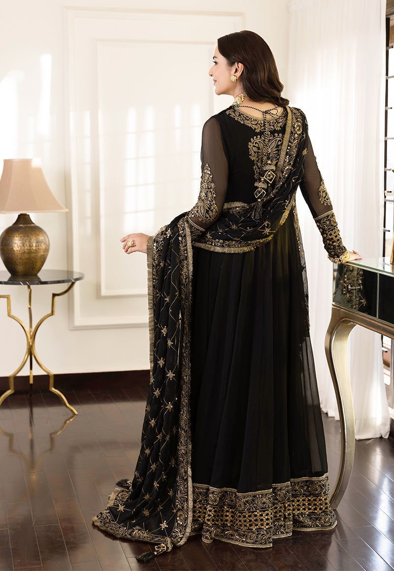 ASIM JOFA MD-1310 3PC UNSTITCHED HEAVY EMBROIDERED SUIT