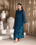 AZURE UNSTITCHED 3PC LUXURY EMBROIDERY SUIT