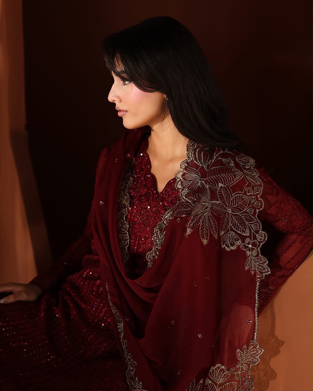 AZURE UNSTITCHED 3PC LUXURY EMBROIDERY SUIT