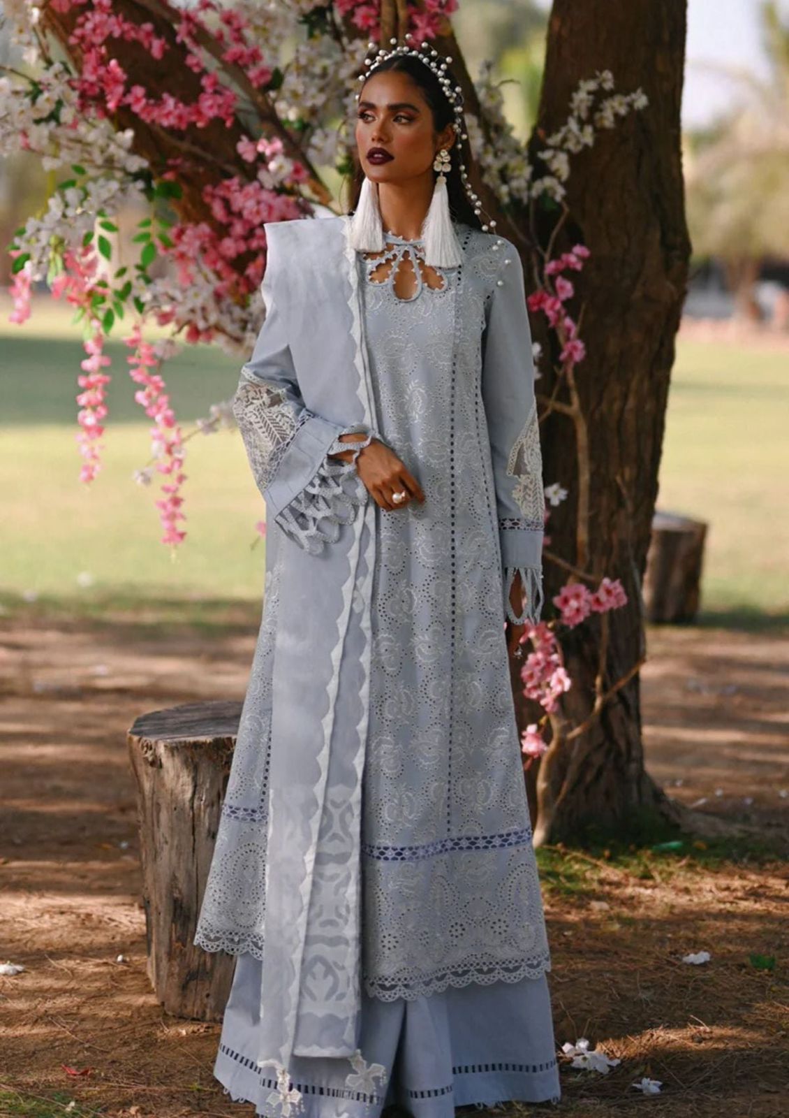 QALAMKAR QL-CF-06-LILLY – LAWN  3PC UNSTITCHED SUIT