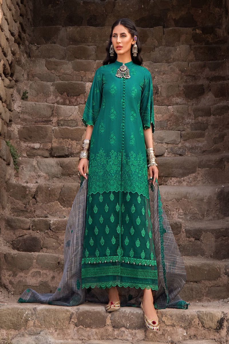 ZAINAB CHOTTANI  3PC UNSTITCHED LUXURY EMBROIDERY SUIT