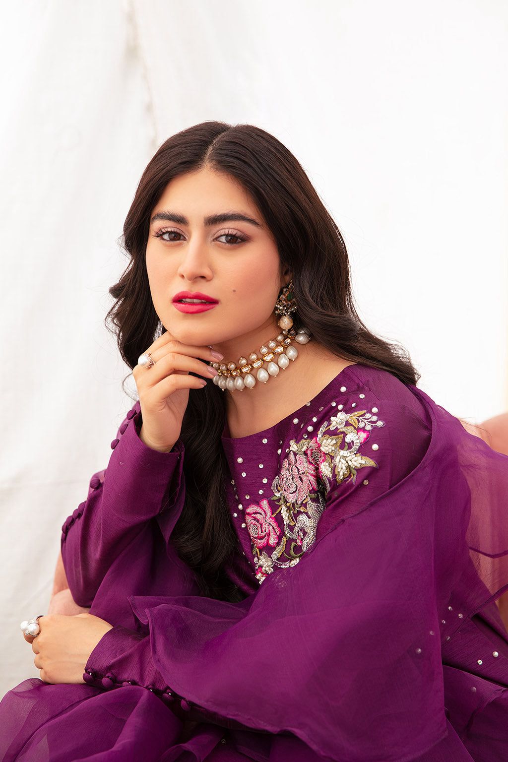 VANIYA 2PC UNSTITCHED REPLICA