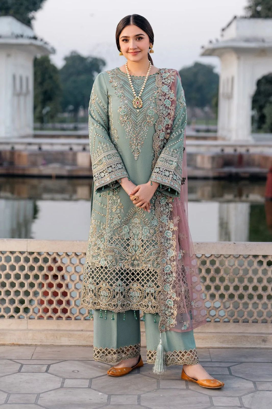 IMROZIA INSPIRED LUXURY EMBROIDERED 3 PC UNSTITCHED