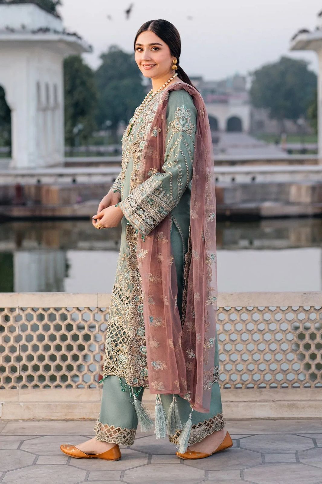 IMROZIA INSPIRED LUXURY EMBROIDERED 3 PC UNSTITCHED