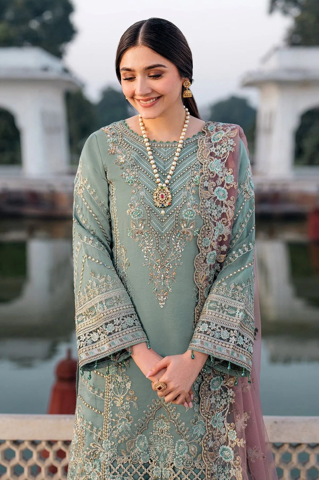 IMROZIA INSPIRED LUXURY EMBROIDERED 3 PC UNSTITCHED