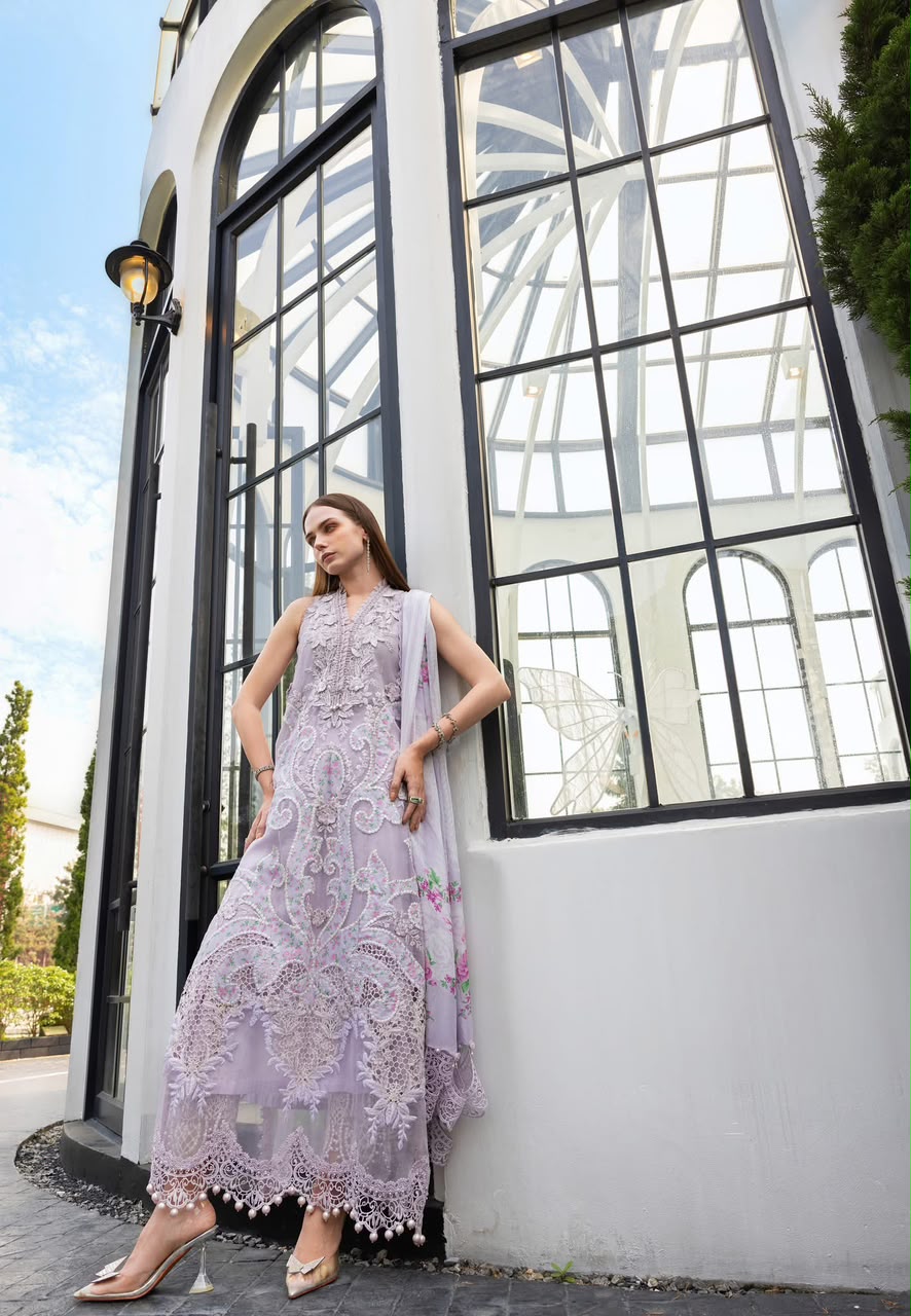 MARIA B GREY LUXURY LAWN COLLECTION REPLICA